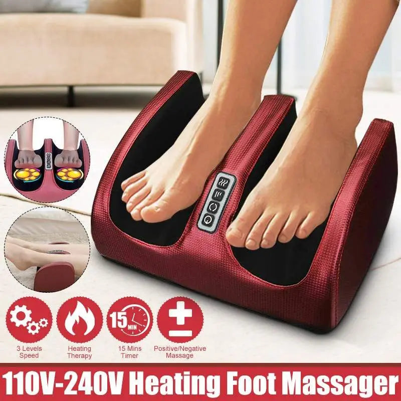 Electric Foot Massager Heating Therapy Hot Compression (w)
