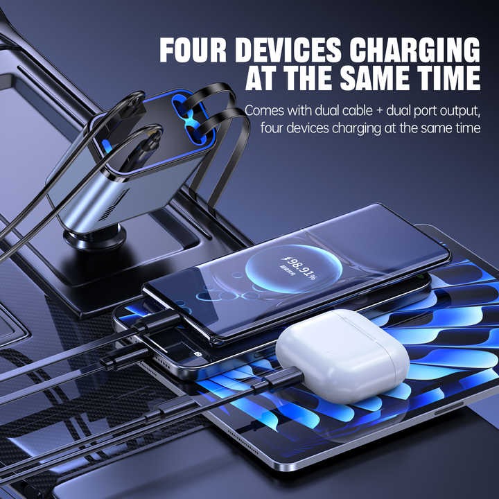 Retractable Car Charger (w)