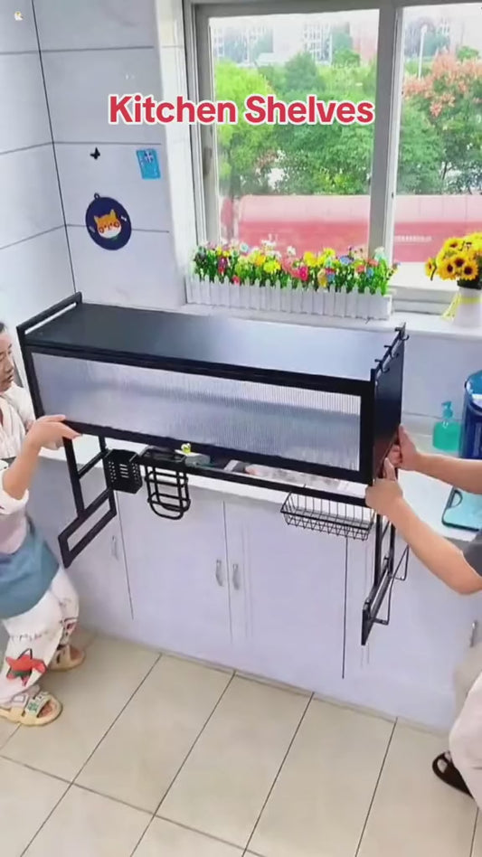 Kitchen Sink Shelf With Cabinet Door (W)