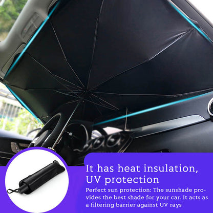 Car Windshield Sunshade Foldable Front Window Cover (W)