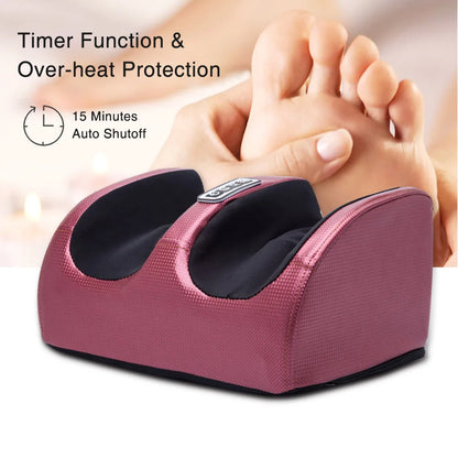 Electric Foot Massager Heating Therapy Hot Compression (w)