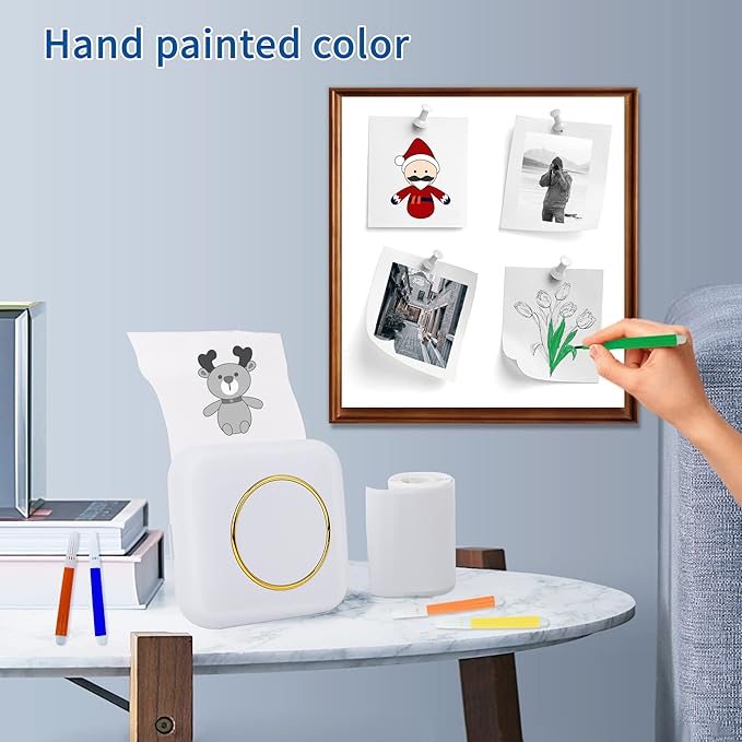 Portable Mini Pocket Thermal Printer (W)