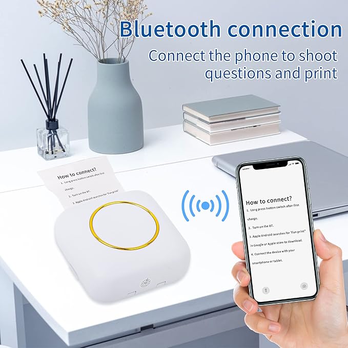 Portable Mini Pocket Thermal Printer (W)