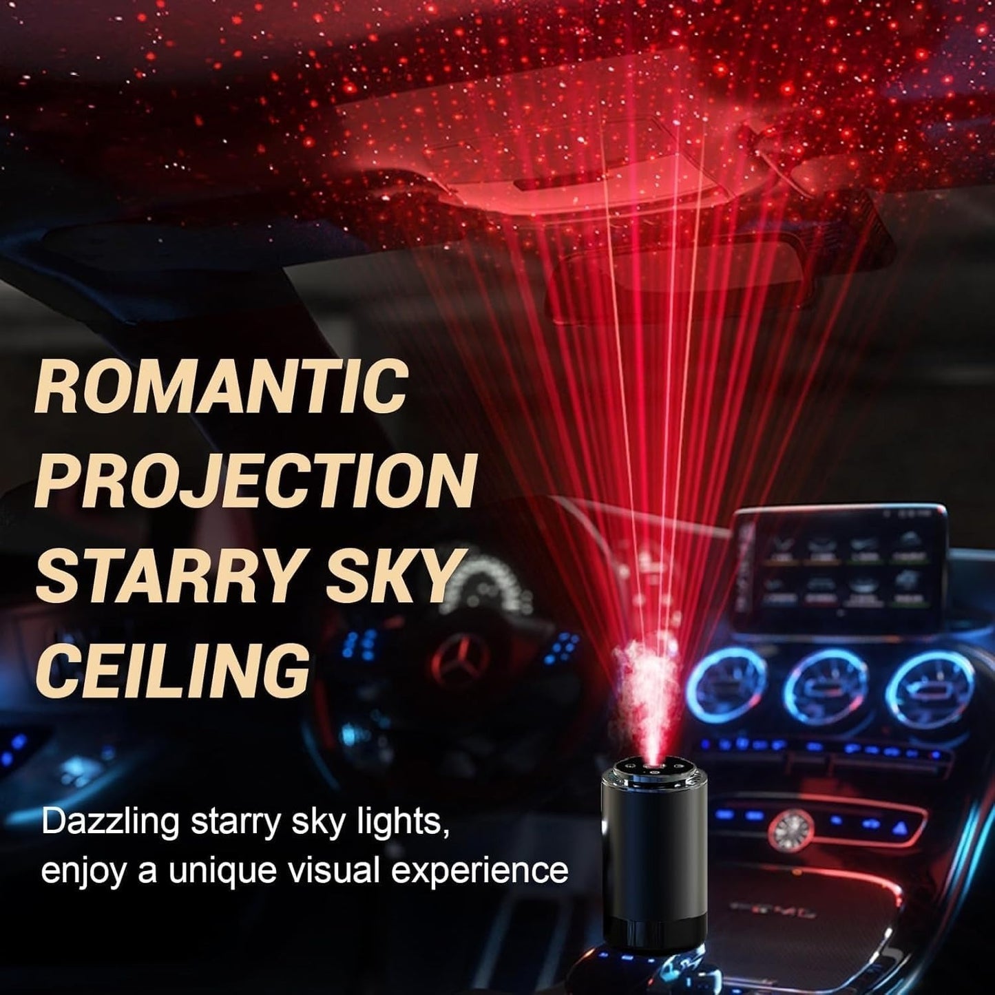 Projection Car Aroma Diffuser (W)