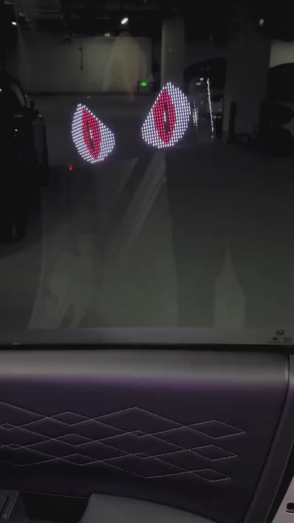 Led Display Screen For Car Taxi Soft Screen 92*374mm (w)